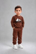 ست اسپرت طرح دار بچگانه دخترانه و پسرانه 100023 - تصویر 4